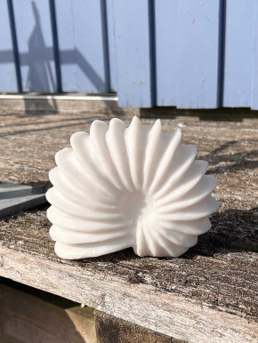 Batela maritime Muschel-Lampe batteriebetrieben H15