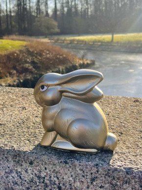 Bell'Arte Hase Osterhase metallic gold H16