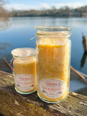 Candle Factory Mini-Jumbo Duftkerze im Weckglas Ruhe & Gelassenheit Stearinkerze
