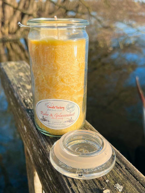 Candle Factory Mini-Jumbo Duftkerze im Weckglas Ruhe & Gelassenheit Stearinkerze