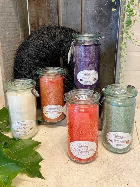Candle Factory Mini-Jumbo Kerze im Weckglas Wildfeige Stearinkerze