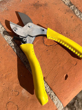 Chop Chop Bloom Gartenschere mit Ledergriff Canary Yellow