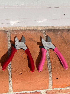 Chop Chop Bloom Gartenschere mit Ledergriff Chili Pepper Burgundy