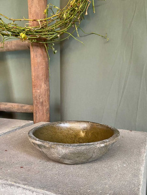 Countryfield Nostalgie Schale rund Alvino braun S D20