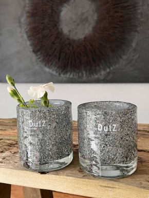 DutZ Collection Glas Vase Cylinder Galaxy Marple Bubble H10 D9