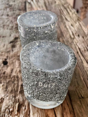 DutZ Collection Glas Vase Cylinder Galaxy Marple Bubble H10 D9