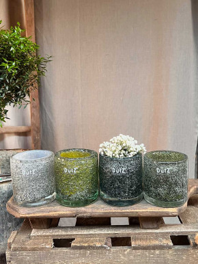 DutZ Collection Glas Vase Cylinder Galaxy Marple Bubble H10 D9