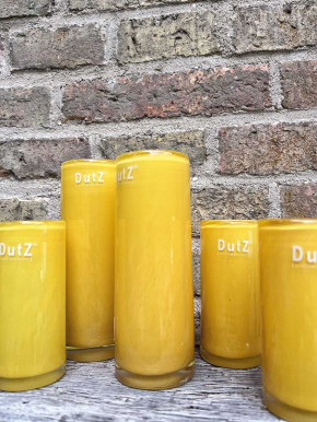 DutZ Collection Vase Cylinder S gelb D6