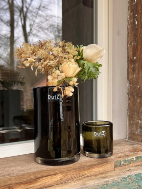 DutZ Collection Glas Vase Cylinder smoke H15