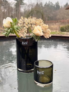 DutZ Collection Glas Vase Cylinder smoke H15