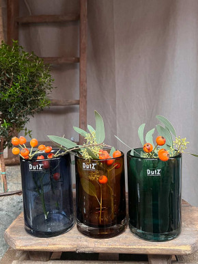 DutZ Collection Glas Vase Cylinder amber H15