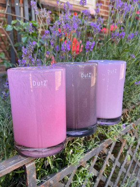 DutZ Collection Glas Vase Cylinder old purple H15