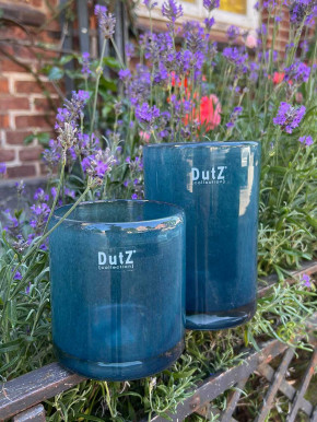 DutZ Collection Glas Vase Cylinder navy H15