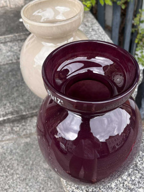 DutZ Collection Glas Vase Tsjutka H26 D19 plum