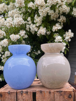 DutZ Collection Glas Vase Tsjutka H26 D19 taupe