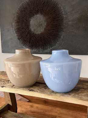 DutZ Collection Glas Vase Zlatko H22 D23 babyblue