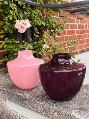 DutZ Collection Glas Vase Zlatko H22 D23 plum