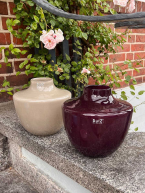 DutZ Collection Glas Vase Zlatko H22 D23 plum