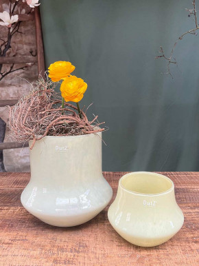 DutZ Collection Glas Pot Marco ivory H14 D18