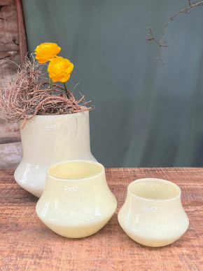DutZ Collection Glas Pot Marco ivory H14 D18