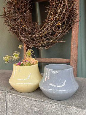 DutZ Collection Glas Pot Marco ivory H14 D18