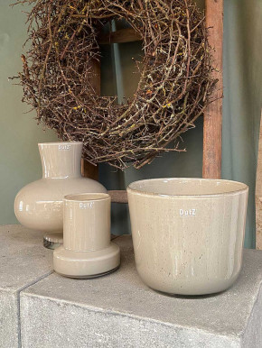 DutZ Collection Übertopf Pot Wide H18 D23 taupe