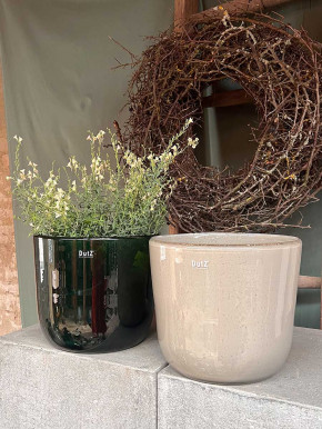 DutZ Collection Übertopf Pot Wide H24 D27 taupe