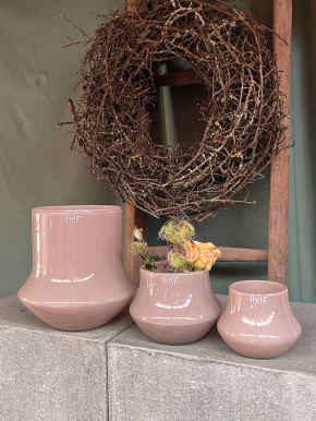 DutZ Collection Glas Pot Bara mauve H24 D24