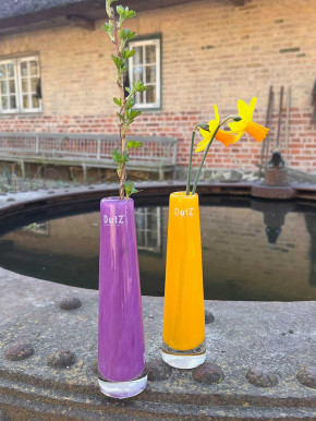 DutZ Collection Glasvase Solifleur H21 D5 violet