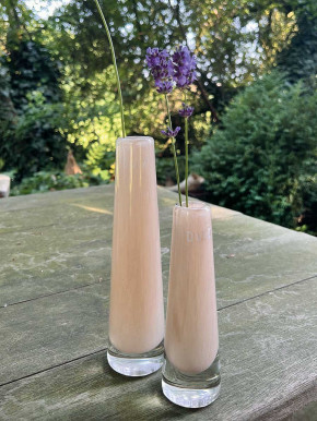 DutZ Collection Glasvase Solifleur H15 D5 beige
