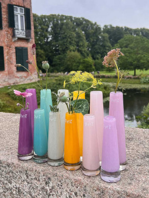 DutZ Collection Glasvase Solifleur H21 D5 lichtgrau