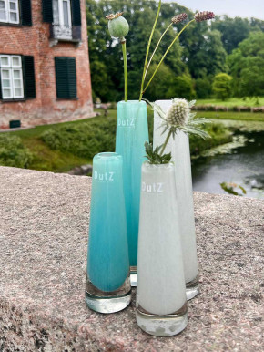 DutZ Collection Glasvase Solifleur H15 D5 lichtgrau