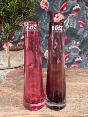 DutZ Collection Glasvase Solifleur H21 D5 fuchsia TR