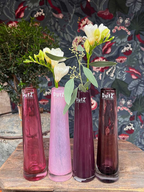 DutZ Collection Glasvase Solifleur H21 D5 fuchsia TR