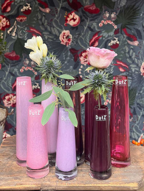 DutZ Collection Glasvase Solifleur H15 D5 fuchsia