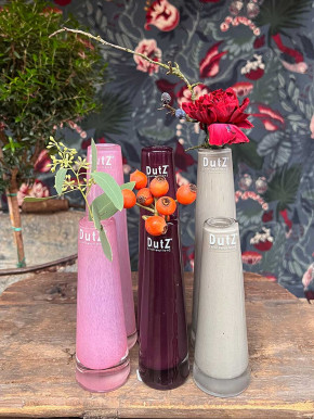 DutZ Collection Glasvase Solifleur H15 D5 fuchsia