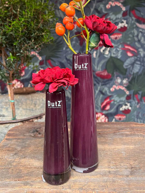 DutZ Collection Glasvase Solifleur H21 D5 plum