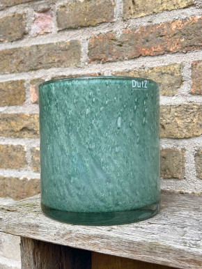 DutZ Collection Übertopf Vase türkis grün Luftblasen H18 D17