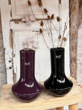 DutZ Collection Glas Vase Marco H19 D12 schwarz
