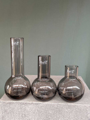 DutZ Collection Glas Vase Masa H18 D11 smoky blue