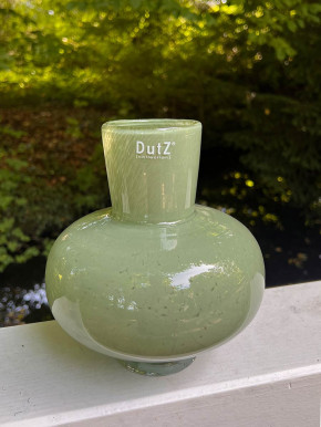 DutZ Collection Glas Vase Modest Pistazie H20 D18
