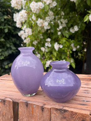 DutZ Collection bauchige Glas Vase Nadiel purple rain H14 D8