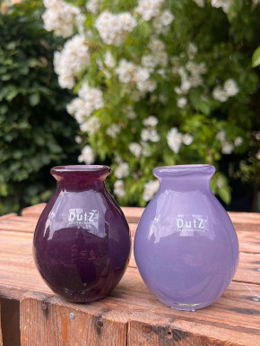 DutZ Collection bauchige Glas Vase Nadiel purple rain dunkel Mini H10 D8