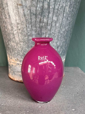 DutZ Collection bauchige Glas Vase Nadiel violet H14 D8
