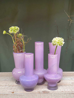 DutZ Collection Glas Vase Vibe conisch lila H20