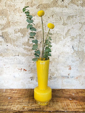 DutZ Collection Glas Vase Vibe ocker gelb H25