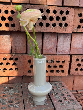 DutZ Collection Glas Vase Vibe conisch2 taupe H20