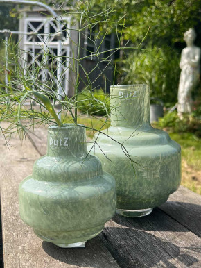 DutZ Collection Glas Vase Urtii S H14 D11 Pistazie
