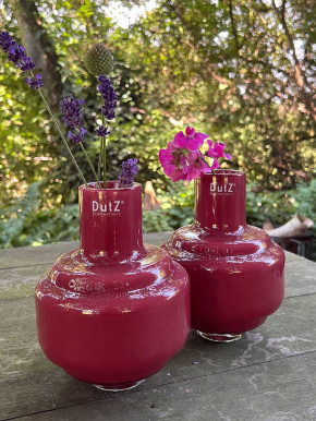 DutZ Collection Glas Vase Urtii H19 D16 cranberry