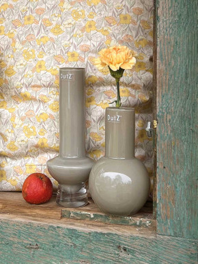 DutZ Collection Glas Vase Vibe conisch2 taupe H20